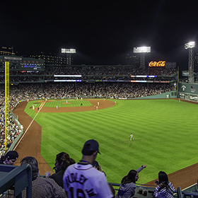Fenway Park in Boston Massachusetts, home of the Red Sox